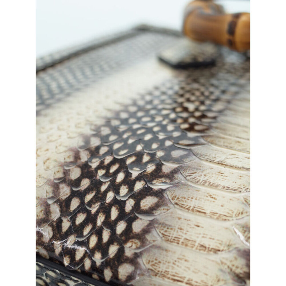 Gucci Bag Python Tote Bamboo - Picture 5 of 9
